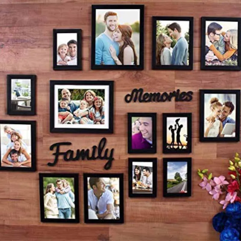 Family MDF Memories (Black) - Set Of Fourteen media 1