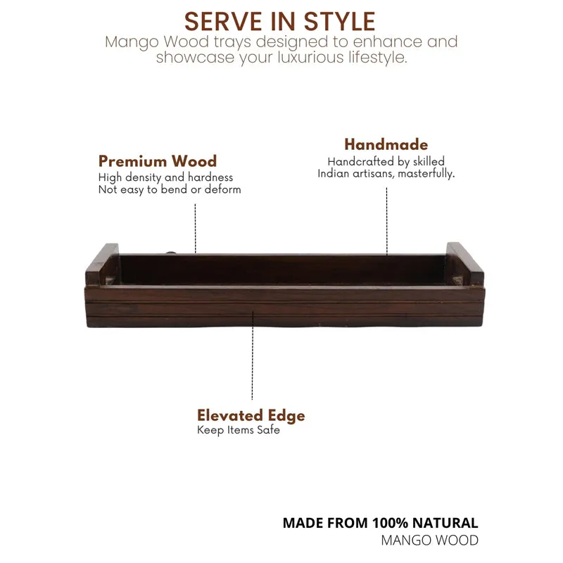 Madora Mango Wood Serving Tray media 5