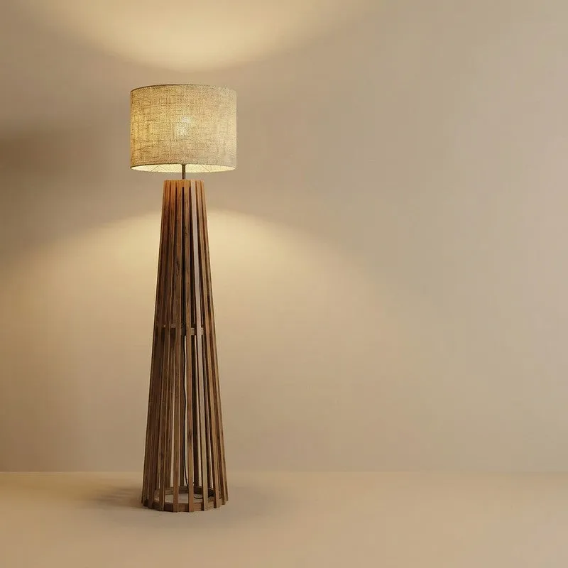 Resplend Wooden Floor Lamp media 6