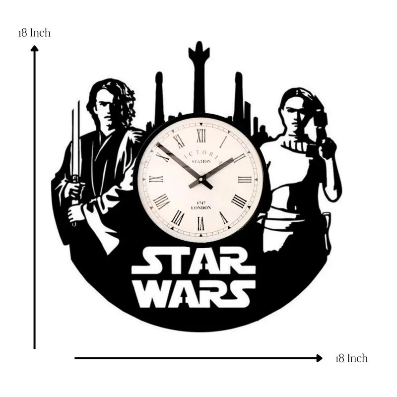 Skyrix Steel Analog Wall Clock - Black media 7