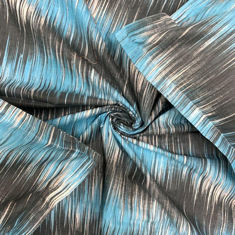 Esmeda Roga Cotton Bedsheet (Blue) - 104 TC media 5