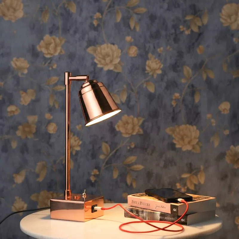 Holt Metal Table Lamp - Copper media 1
