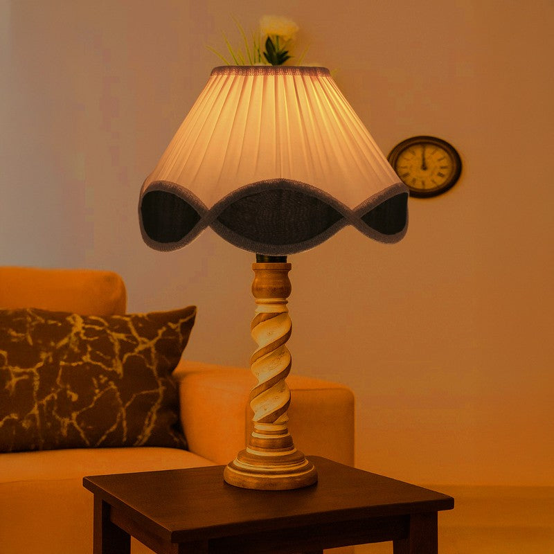 Modera Arvo Wooden Table Lamp - White