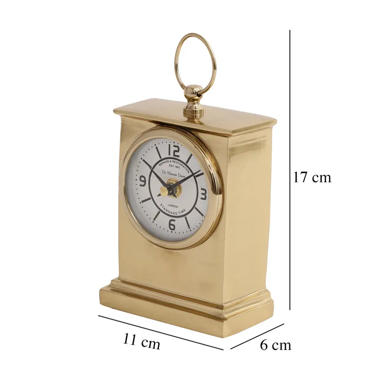 Silaso Table Clock - Gold media 5