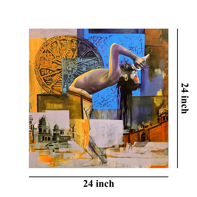Spiritual Journey Poly Canvas Wall Painting media 8