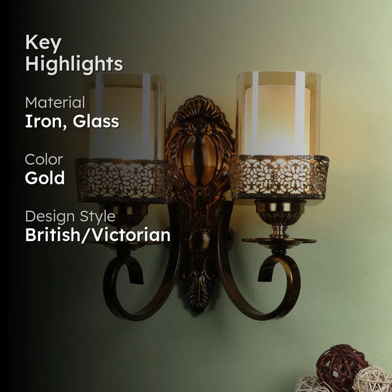 Flax Duo Iron Wall Lamp media 2