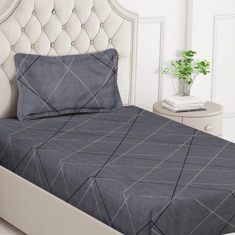 Axis Art Geometric Bedsheet - 130 GSM media 4