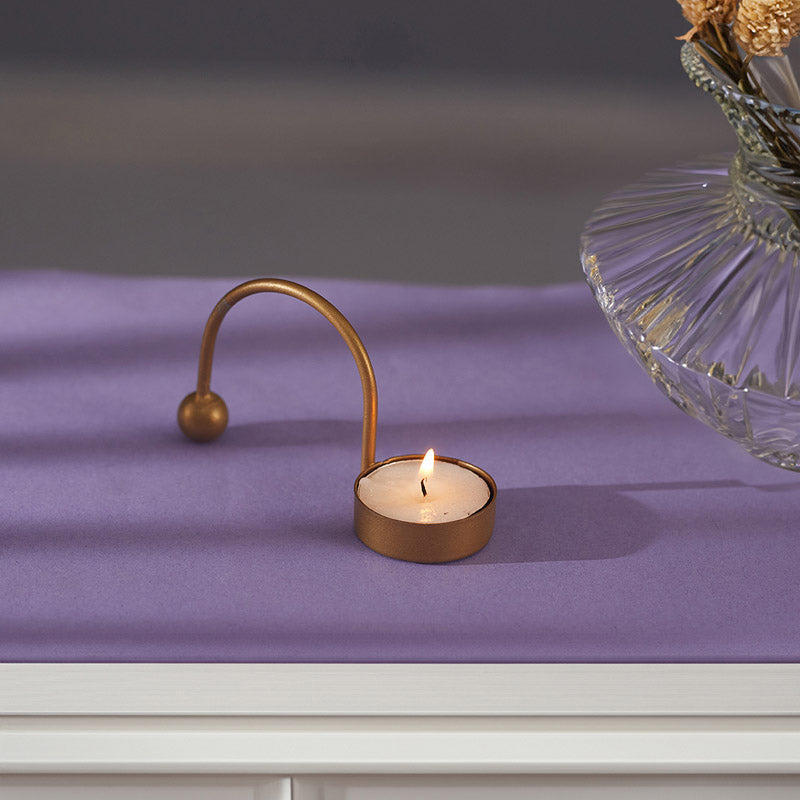 Zuria Tealight Candle Holder (Gold) - Set of Four media 3