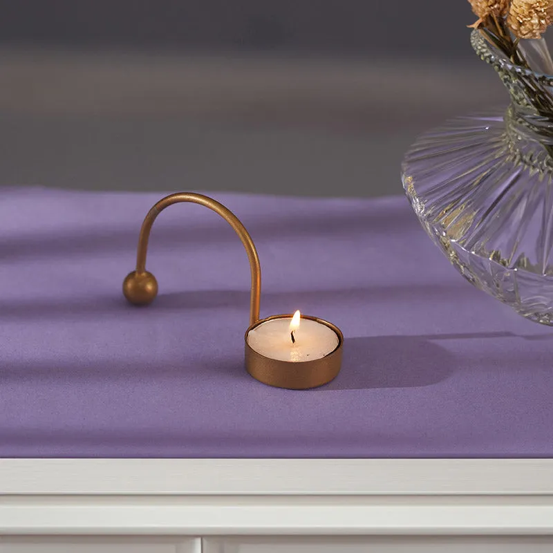 Zuria Tealight Candle Holder (Gold) - Set of Four media 3