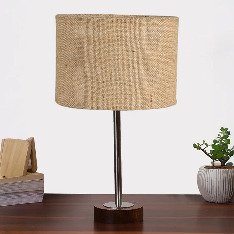 Sienna I Rodin Wooden Table Lamp - Beige,Silver,Brown media 3