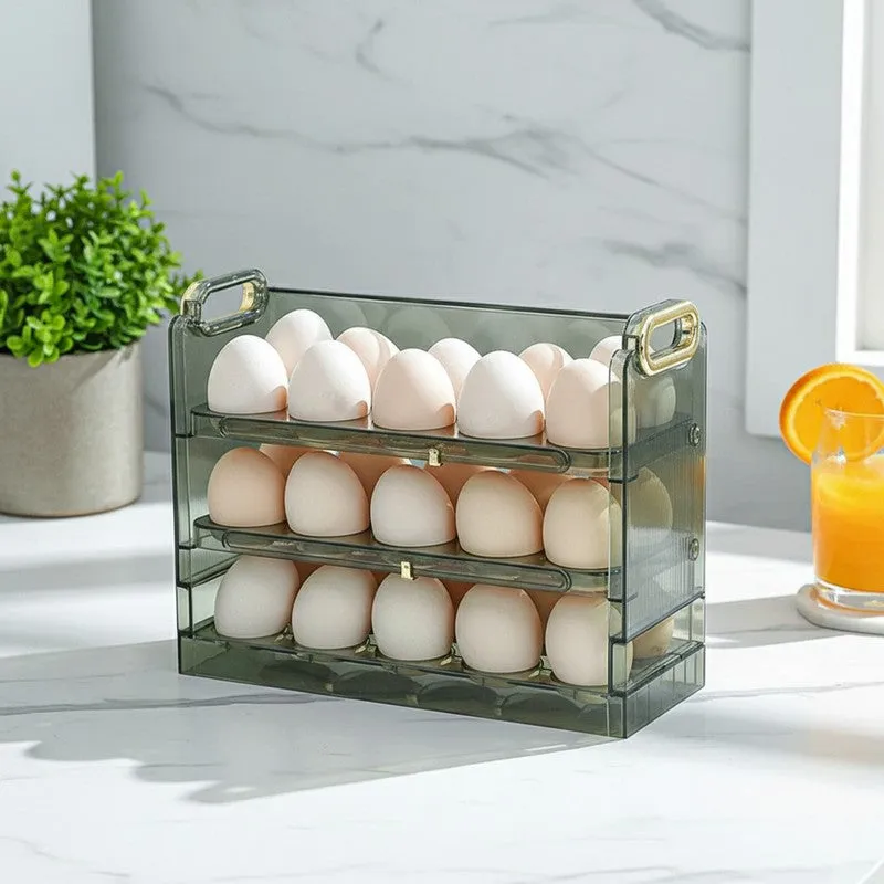 Egg Vault Acrylic Fridge Organizers media 1