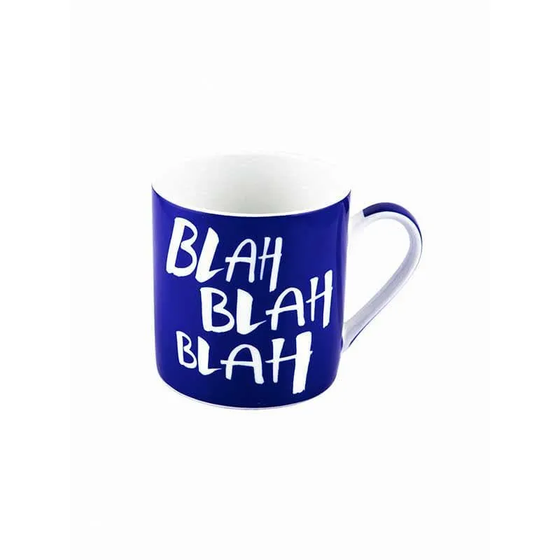 Blah Bone China Coffee Mug (350 mL Each) - Set of Two media 4