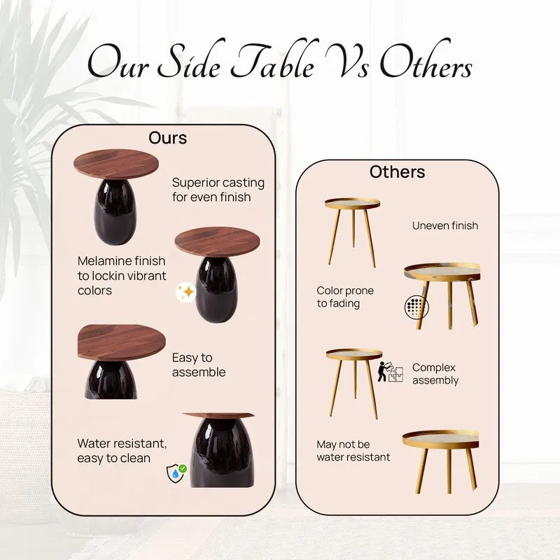 Caffeine Center Table - Brown,Black media 5