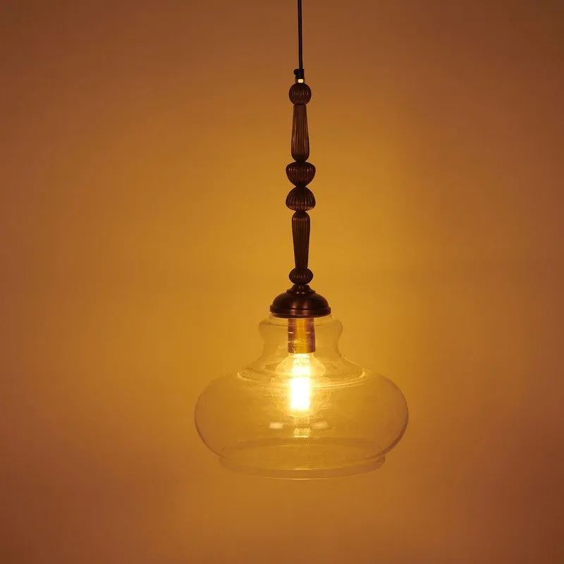 Kurasi Oval Glass Ceiling Lamp media 3