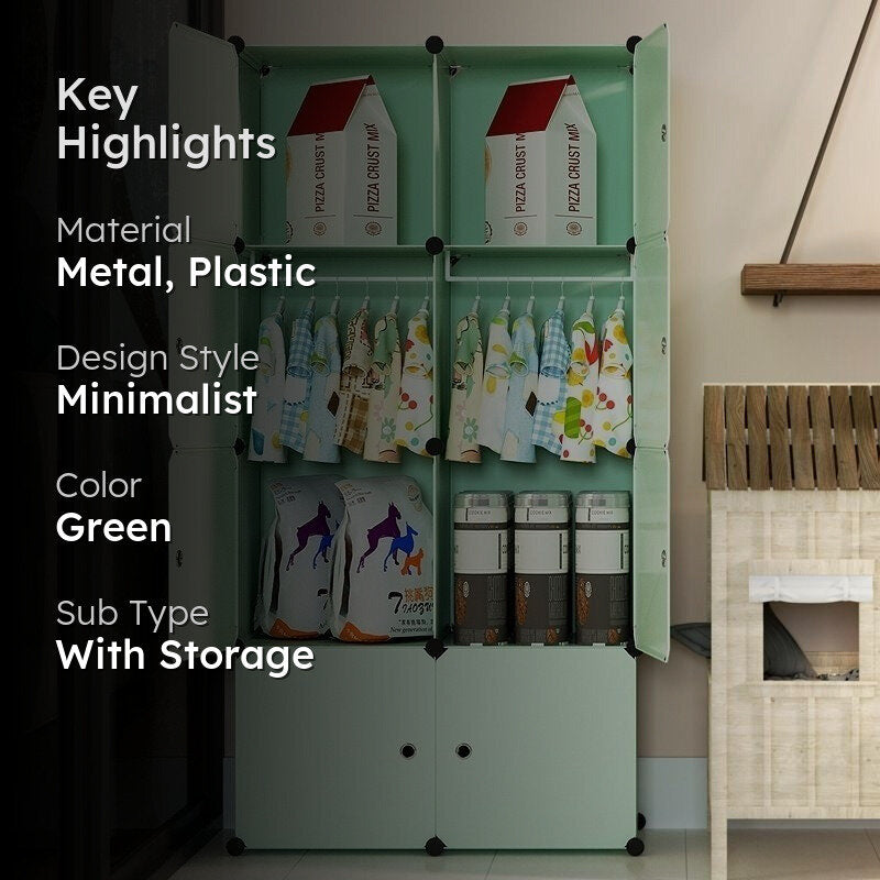 SimpleSpace Green Metal & Plastic Racks media 2