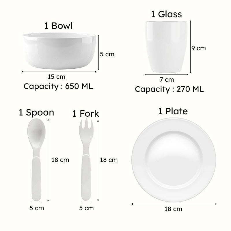 Carnival Charm Kids Dinner Set - Five Piece Set media 10