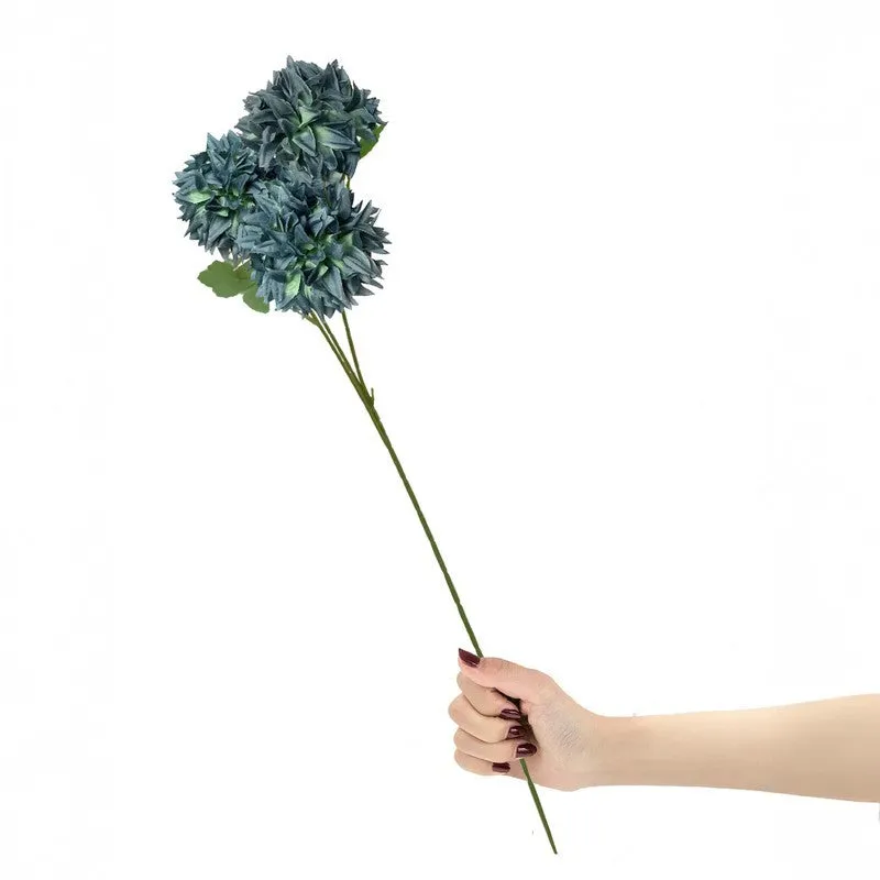 Charm in Bloom (Blue ) Luxury Artificial Floral Decor - Set Of Two media 8