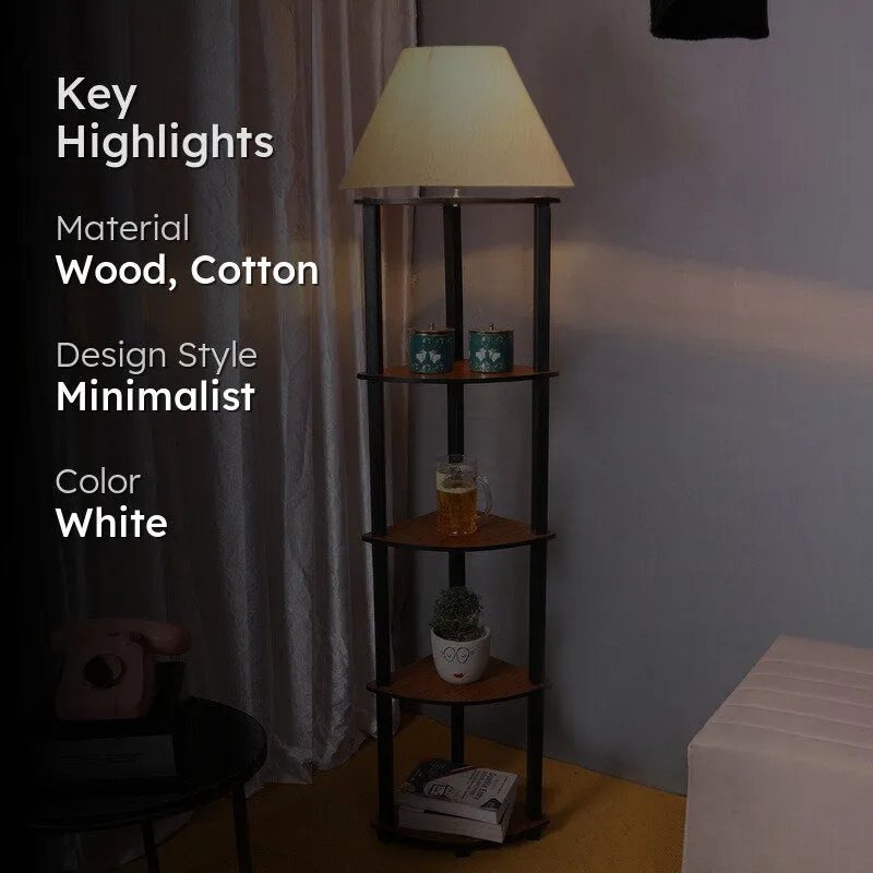 Opulent Beam Floor Lamp (White) media 2