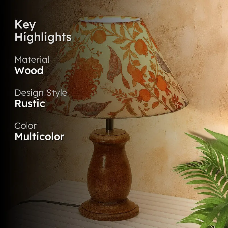 LignaLight Accent Wooden Table Lamp - Multicolor media 2