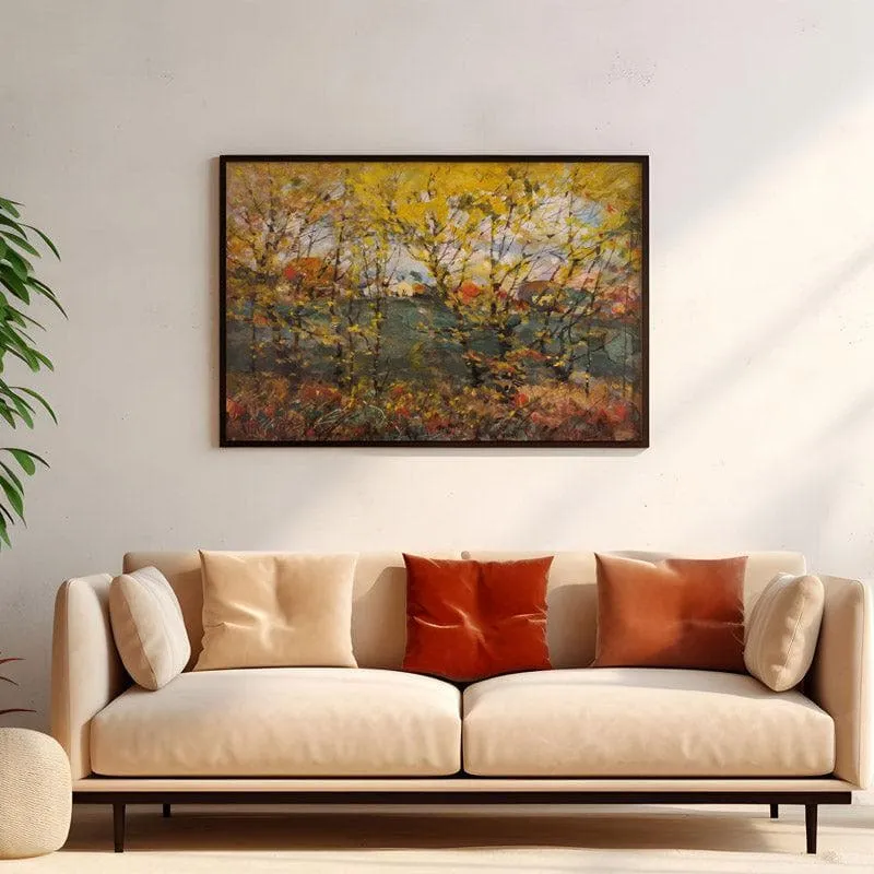 Royal Oak Canvas Wall Painting - Black Frame media 4