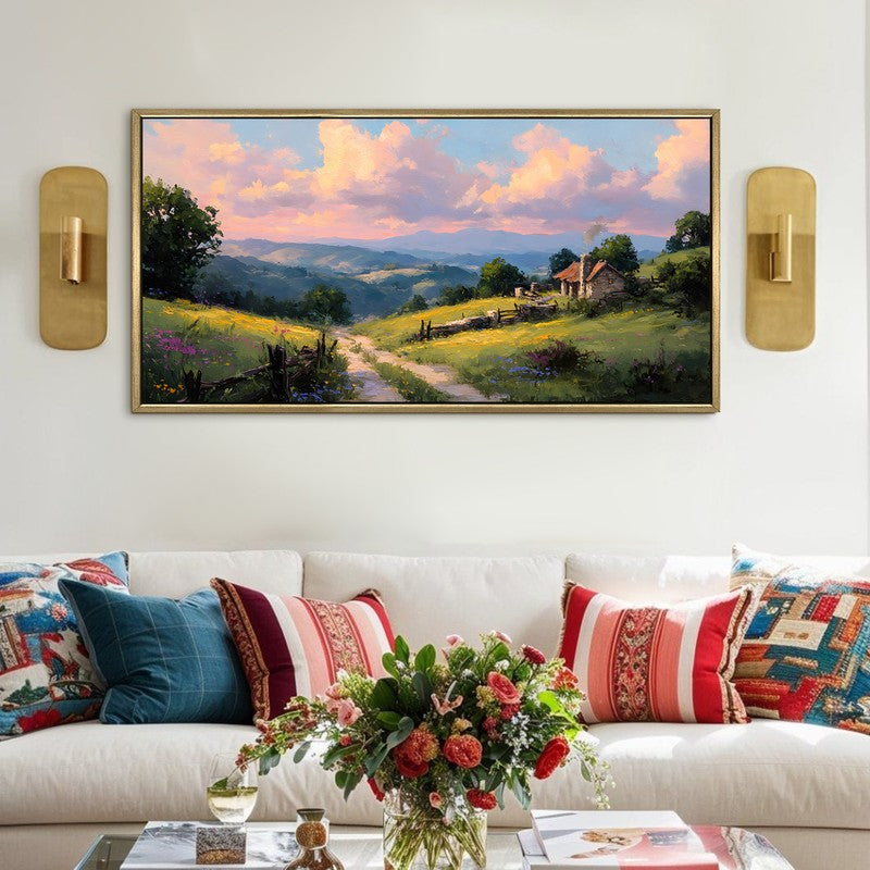 Wanderrest Canvas Wall Painting With Frame