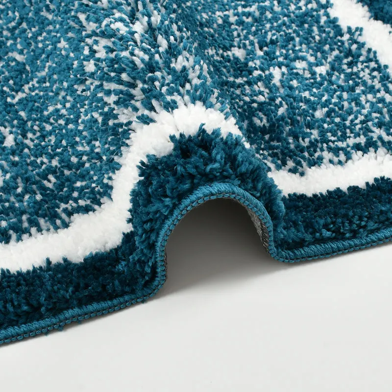 Velora Cotton Bath Mat - Teal media 7