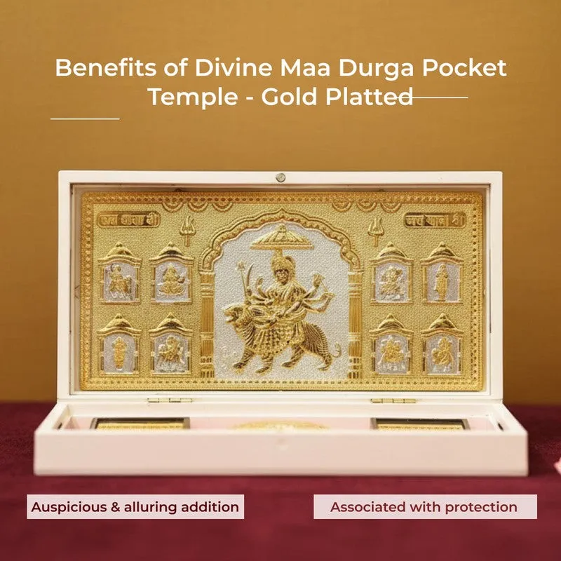 Navdurga Spiritual Brass Idol media 4