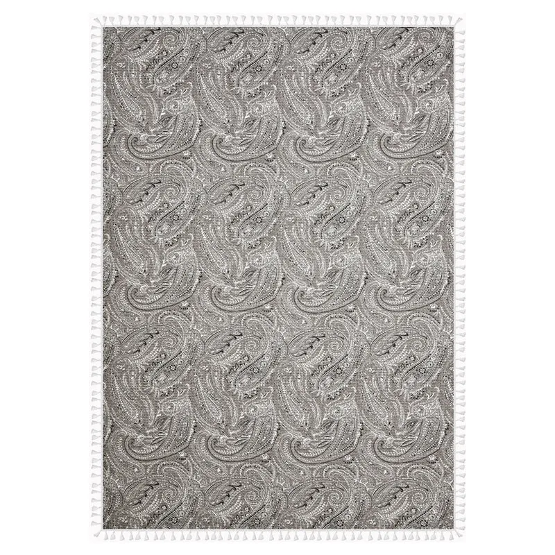 Thaalika Cotton Table Cover - Grey media 3
