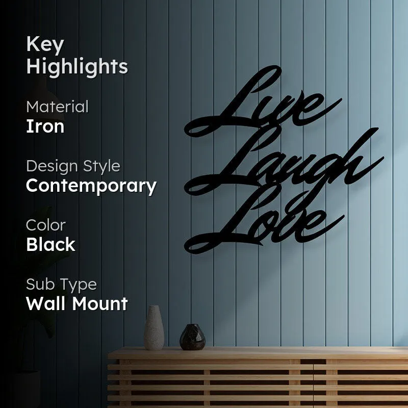 Live Laugh Love Iron Wall Accent media 2