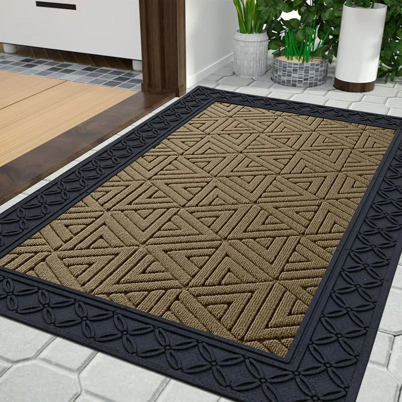 Coire Geo Coir Door Mats - Beige media 3
