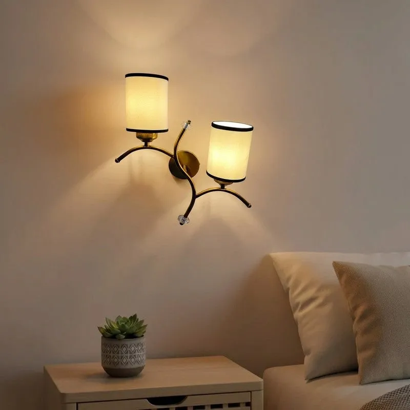 LumiBranch Dual Cotton Wall Lamp - White media 1