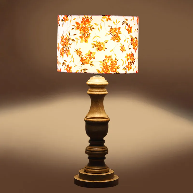 Fleur Wooden Table Lamp - Multicolor media 5