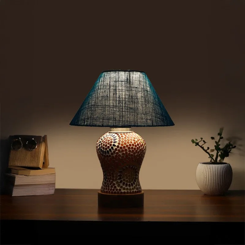 Loomex Wooden Table Lamp - Multicolor media 1