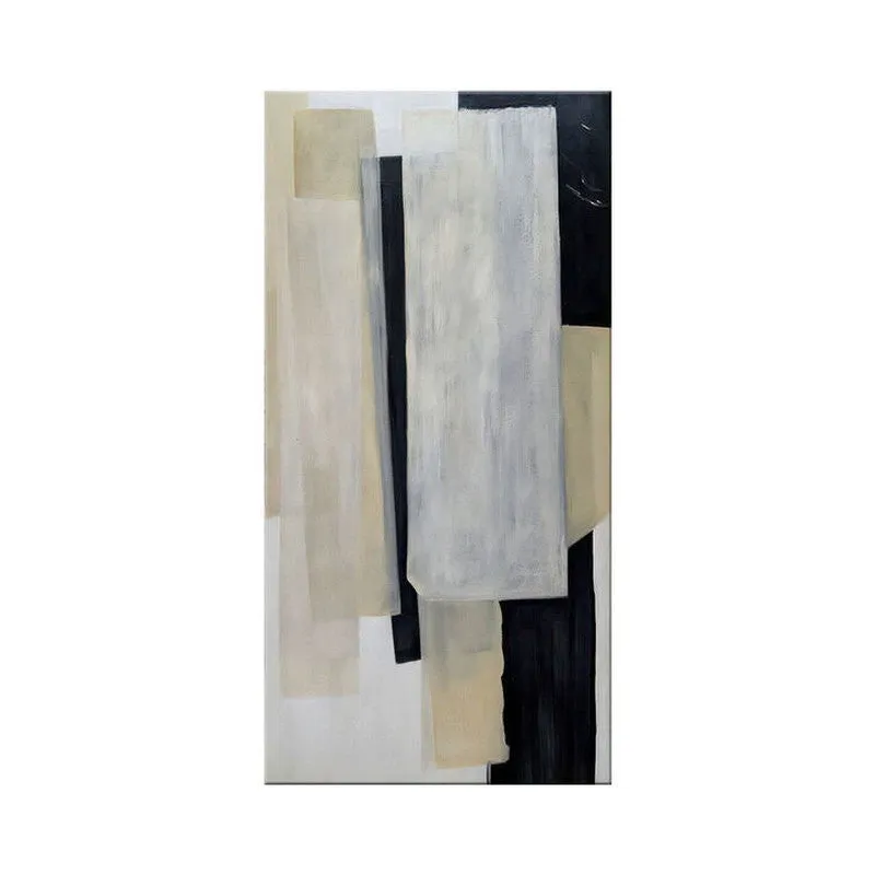 Geometric Blockage Abstract Wall Painting media 4