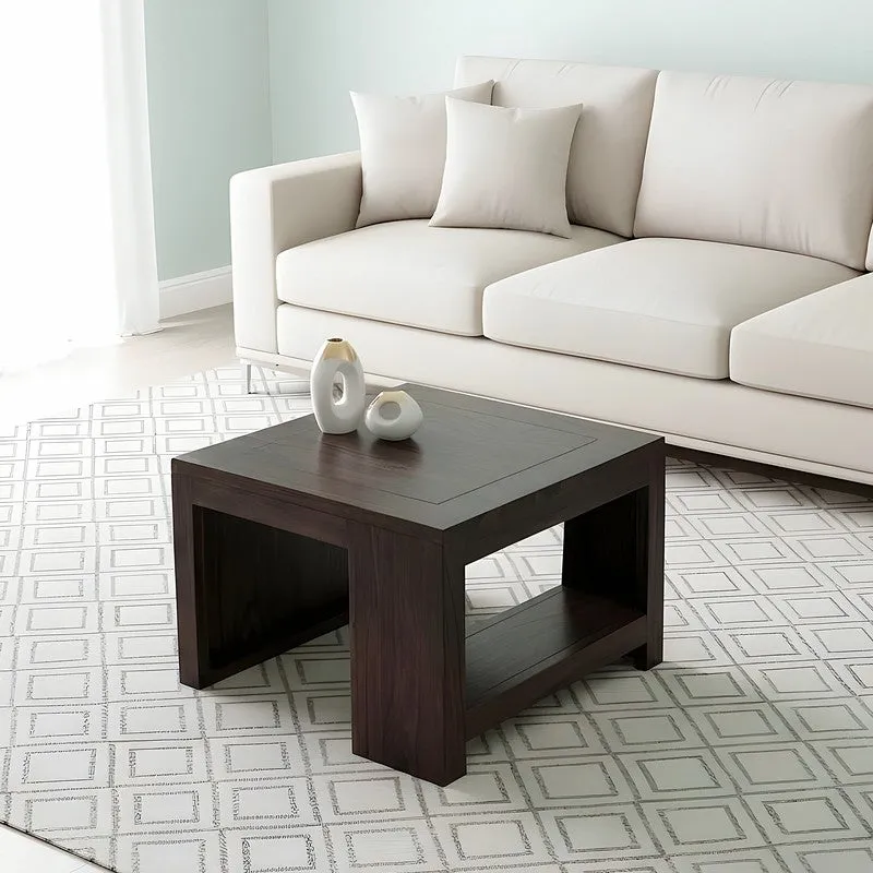 Corvex Sheesham Wooden Center Table - Brown media 3