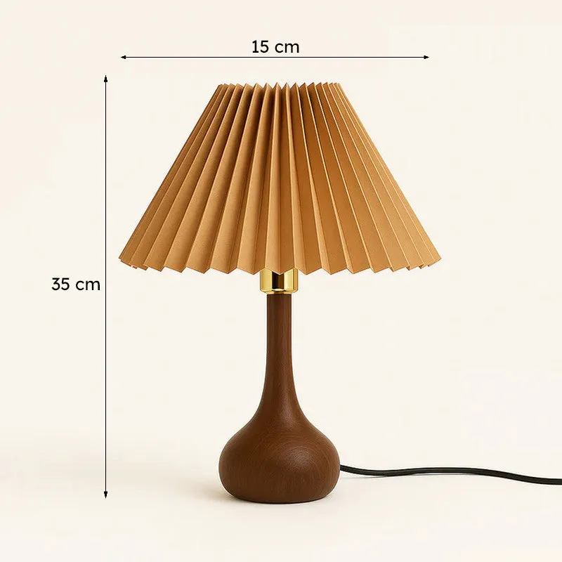 Solvique Wooden Table Lamp - Brown media 6