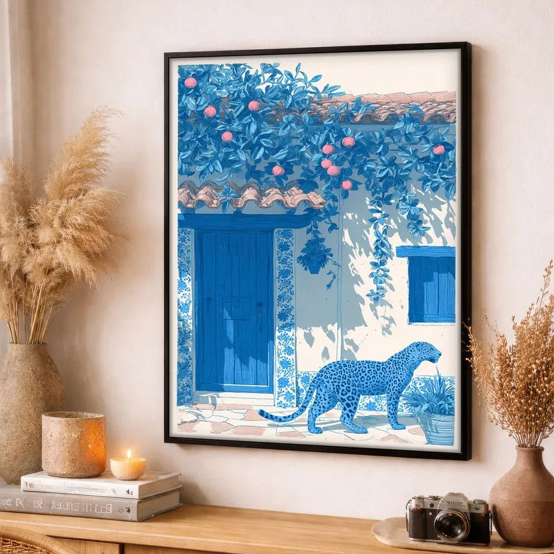 Zest Veranda Canvas Wall Painting - Black Frame media 3