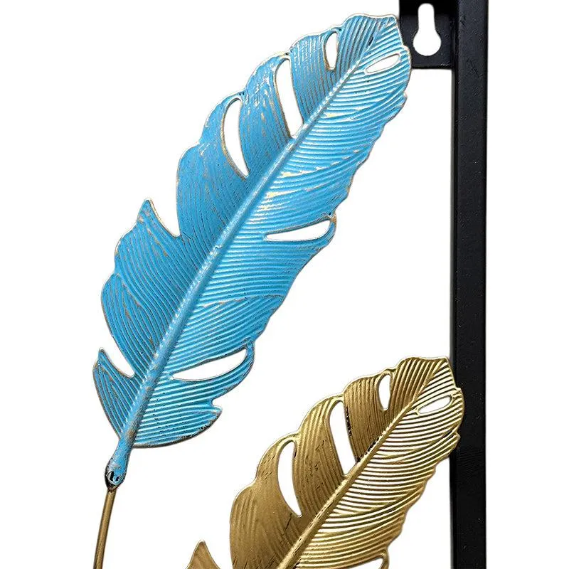 Sculpted Plumes Metal Wall Accent - Set Of Two media 3