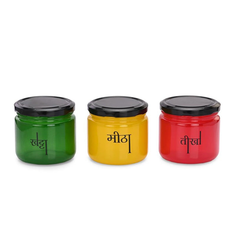 Khatta Meetha Theekha Jar (300 mL Each) - Set Of Three media 4