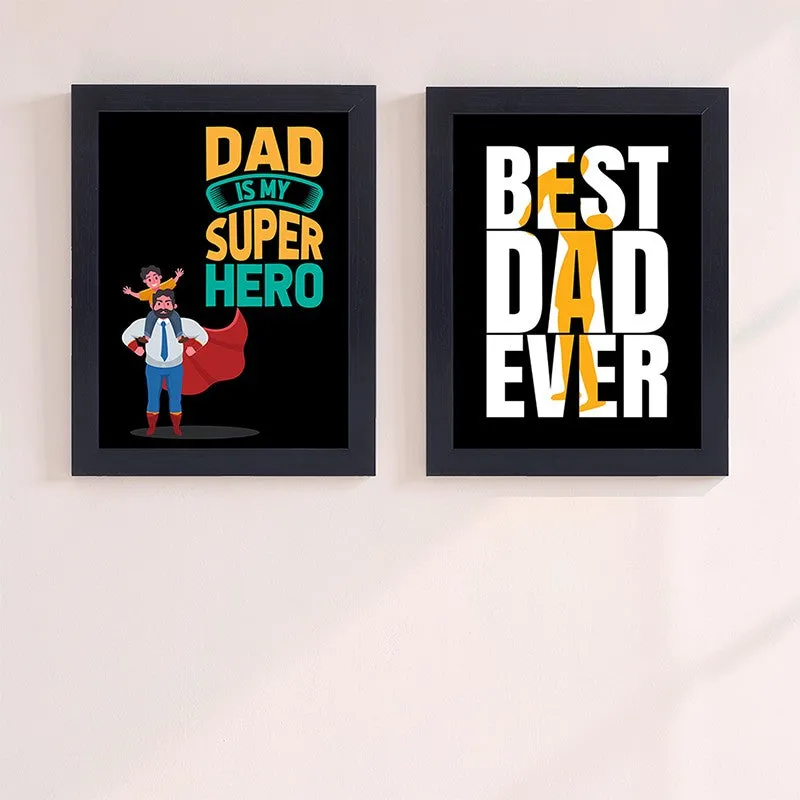 Super Hero Dad Wall Art - Set Of Two media 5