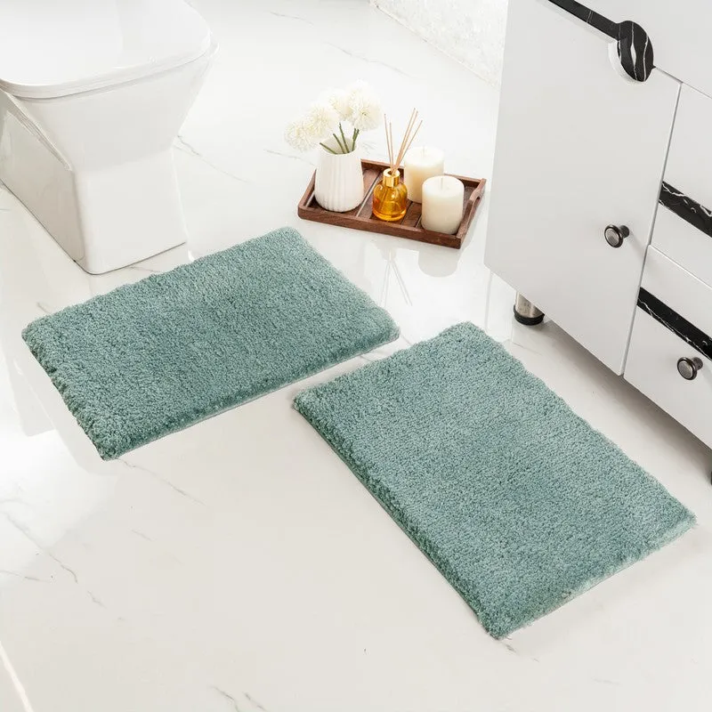 SoakShield Bathmat ( green ) - Set Of Two media 3