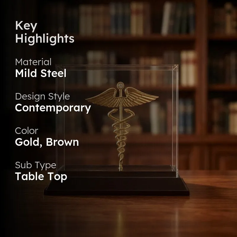 RoyalMedico 24K Gold Plated Mild Steel Showpiece media 2