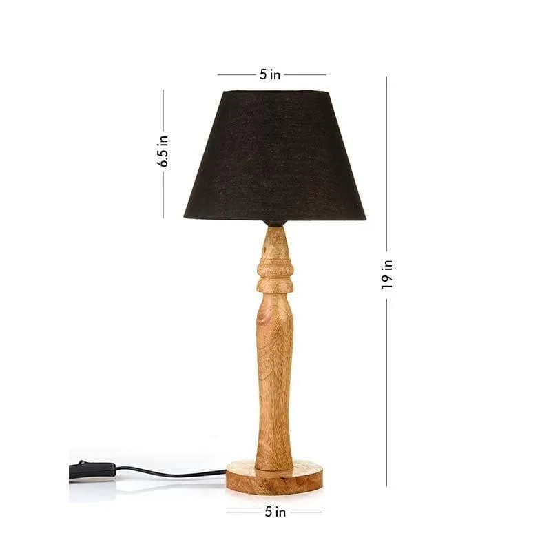 Royal Fabric Table Lamp - Black media 5