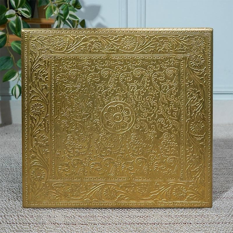 Golden Pause Seating Stool - Gold media 3