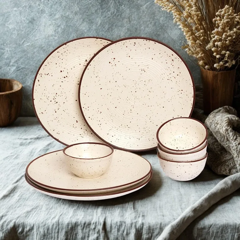 Solvra Elvyn Veyra Dinner Set - 8 Piece Set media 1