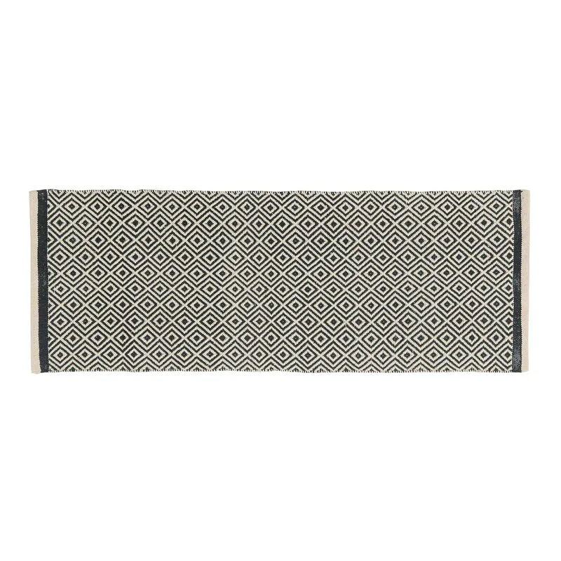 Earthica Cotton Runner Rug - Green media 1