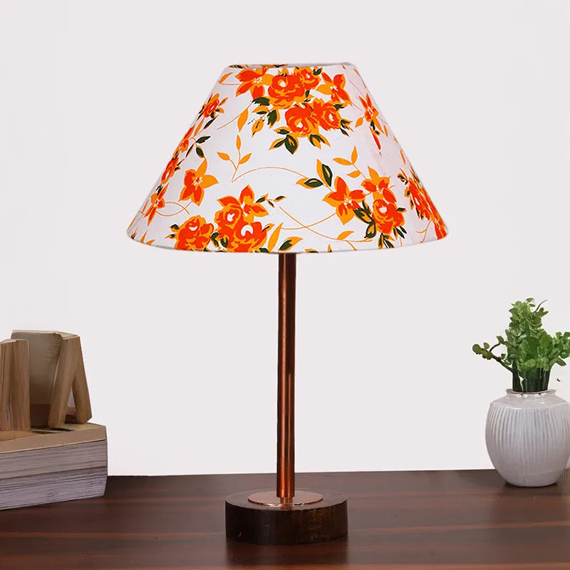 Baskara Cone Rodin Wooden Table Lamp - Multicolor media 3