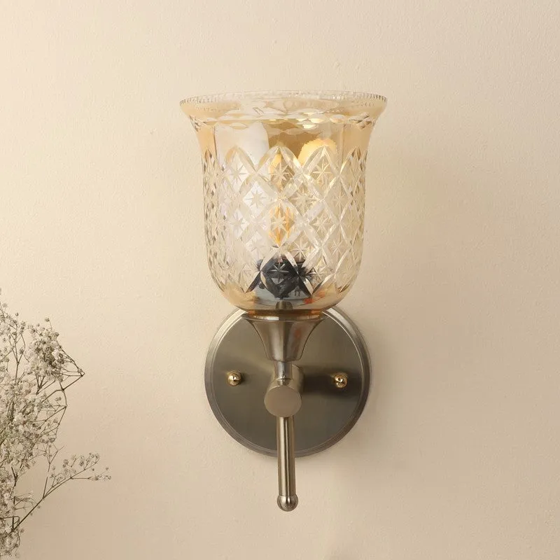 Elyra Elegant Glass Wall Lamp media 5