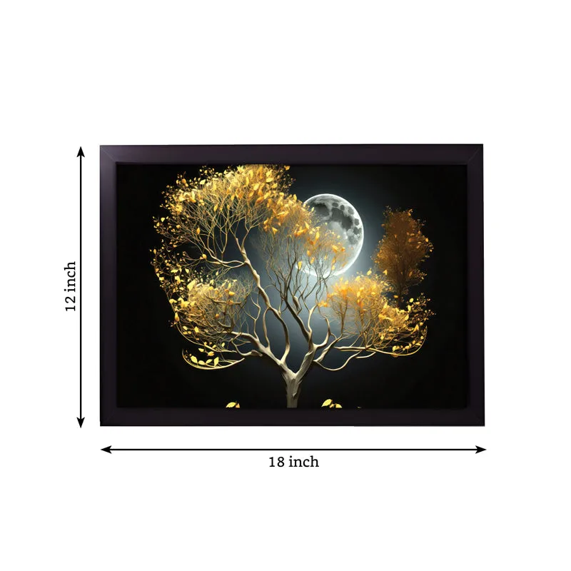 Luna Golden Radiance Wall Painting media 4