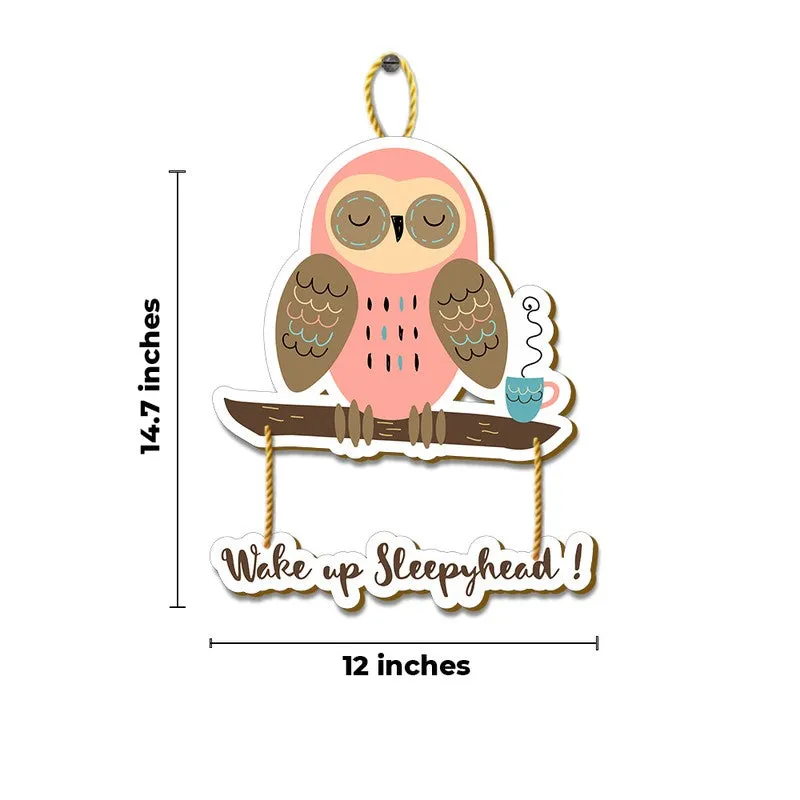 Owl's Morning Brew MDF Wall Accent media 5
